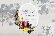 Watercolor Flower Clipart Boho Style, a Decorative Illustration by WalaPalette (Thumbnail 2 of 6)