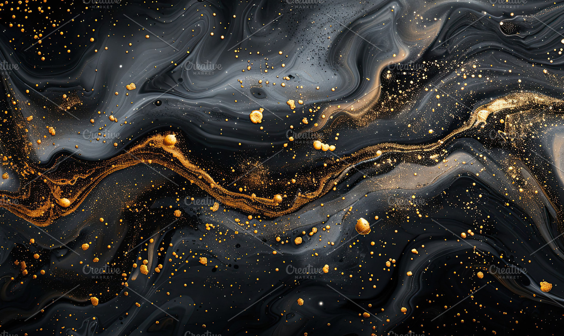 Abstract black and gold design, wher, a Photo by LOGOCREATIVE