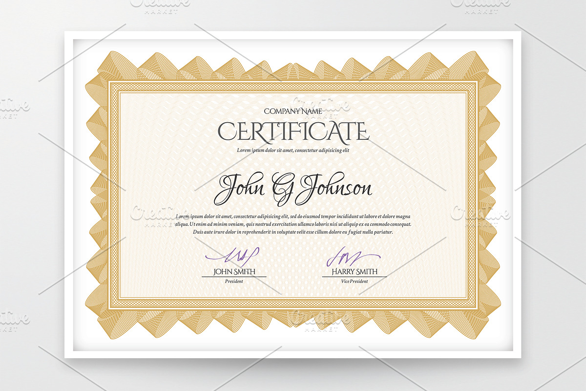 Multipurpose Template Certificate, a Stationery Template by Sunny (Photo 3 of 9)