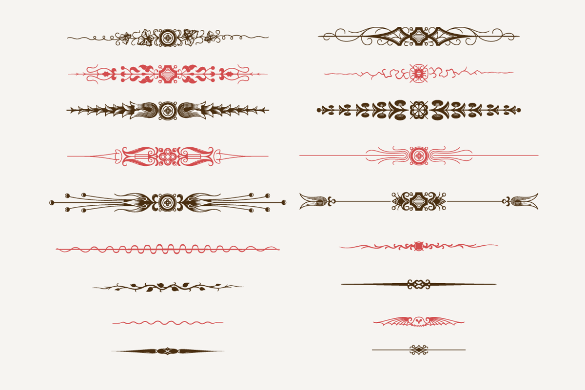 Decorative Text Dividers N°1, an Illustration by Webalys (Photo 3 of 4)
