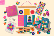 Retro Risograph Geometry Creator, an Object Graphic by Julia Dreams (Thumbnail 3 of 10)