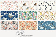 80 assorted bird seamless pattern, a Pattern Graphic by Poppy Lane Studio (Thumbnail 4 of 11)