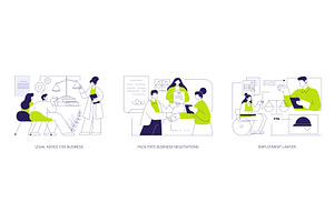 Commercial law isolated cartoon, a Finance Illustration by Visual Generation