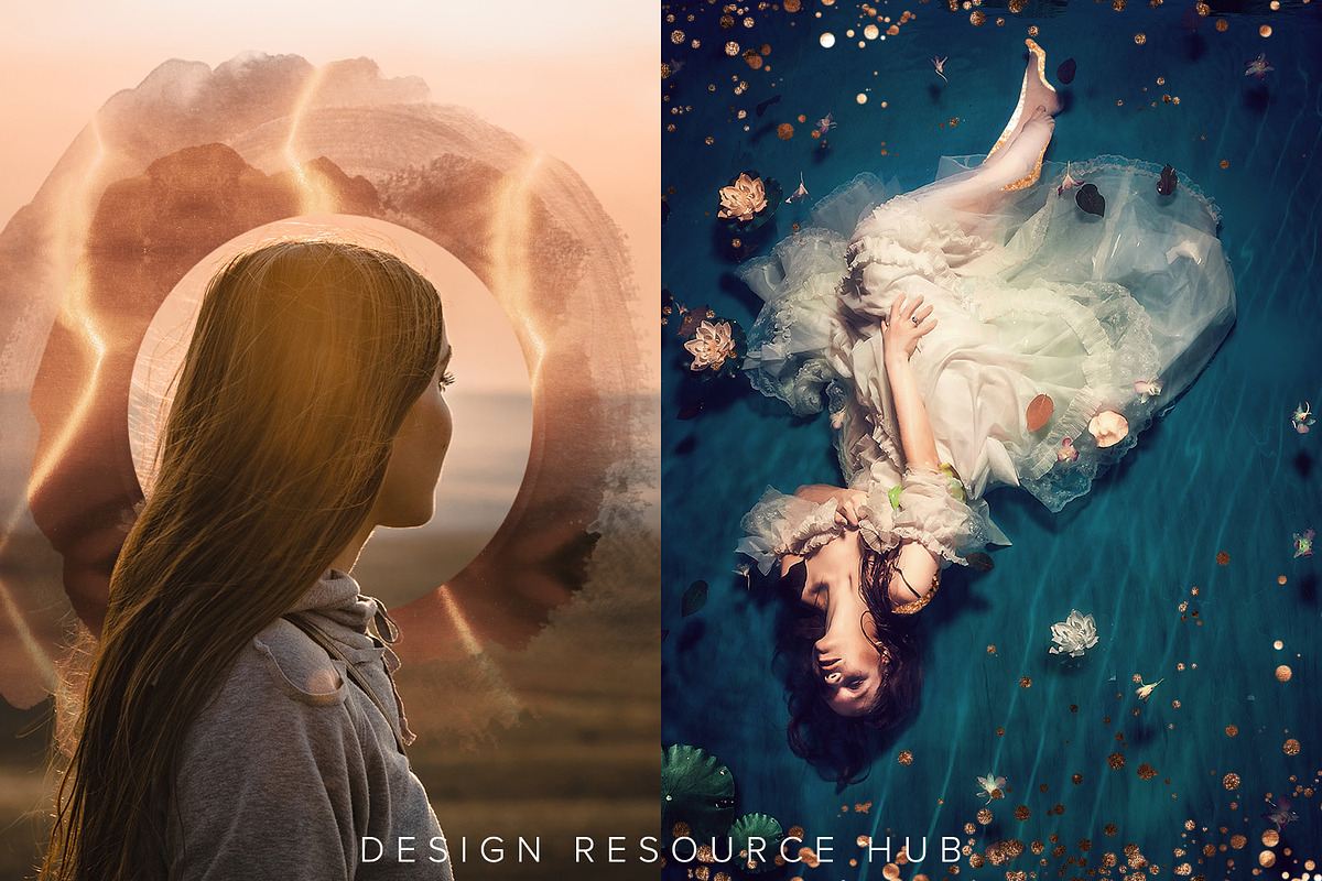 Photoshop Metallic Layer Styles, a Layer Style Add-On by Design Resource Hub (Photo 9 of 10)