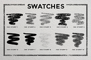 Ink stamp Procreate brushes, a Brush Add-On by MiksKS (Thumbnail 5 of 10)