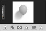 Helium Balloon Mockup, a Product Mockup by Bruno's Shop (Thumbnail 2 of 3)