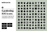 Gardening Icons, a Solid Icon by Solid Icon Co (Thumbnail 1 of 6)