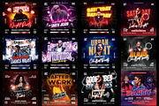 70 Night Club Party Flyer Bundle, a Flyer Template by StarPixles11 (Thumbnail 6 of 16)