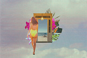 Miami Beach Collage Elements, an Object Graphic by nadispasibenko (Thumbnail 26 of 31)