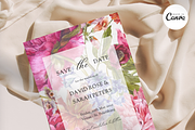 Minimalist Floral Wedding Invite -F5, an Invitation Template by YeeqsWedding (Thumbnail 6 of 9)