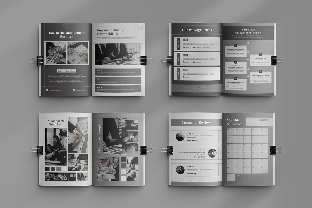 Luxury Workbook Canva Template, a Magazine Template by Brandearth RRGraph (Photo 5 of 11)