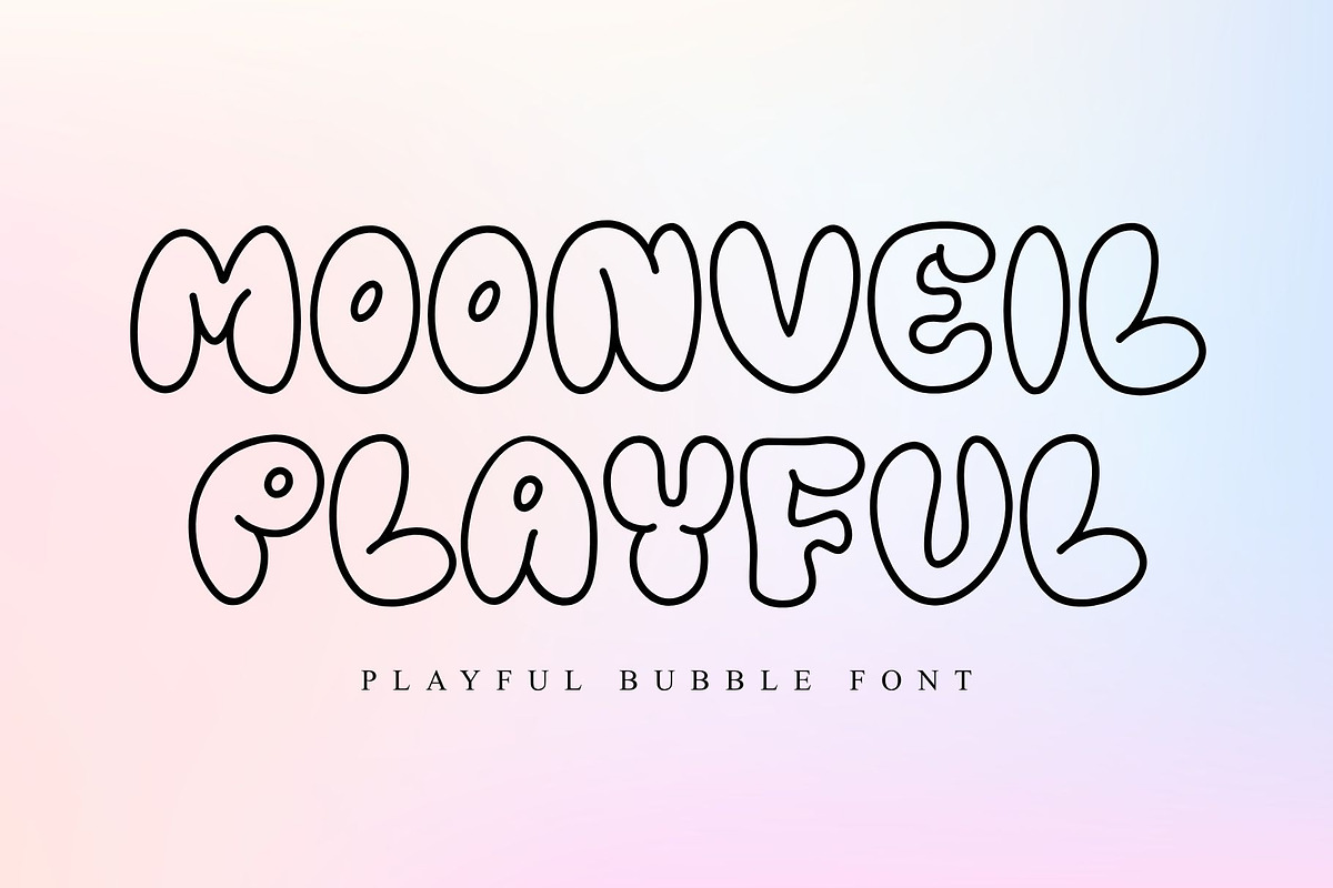 Moonveil Playful, a Handwritten Font by Letterafa Studio (Photo 1 of 7)