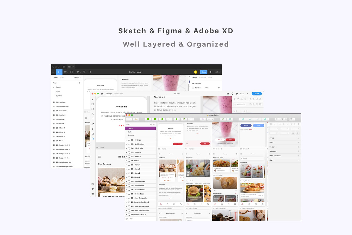 Roka - Recipes and Food Plan App UI, an App Template by Betush (Photo 5 of 6)