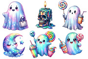 Cute Holographic Halloween PNG Clipa, an Illustration by Designworld (Thumbnail 4 of 6)