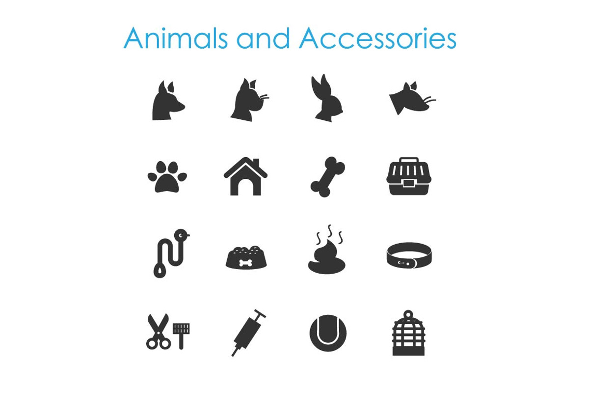 Animals and accessories, an Outline Icon by Karawan (Photo 4 of 4)