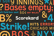 Scorekard — An imperfect sans, a Sans Serif Font by SimpleBits® (Thumbnail 2 of 7)