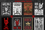 Rock and Roll bundle, a Poster Template by DGIM studio (Thumbnail 3 of 8)