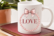Love Bow PNG, Trendy Valentines Day, a Graphic by Vector Portal (Thumbnail 3 of 6)