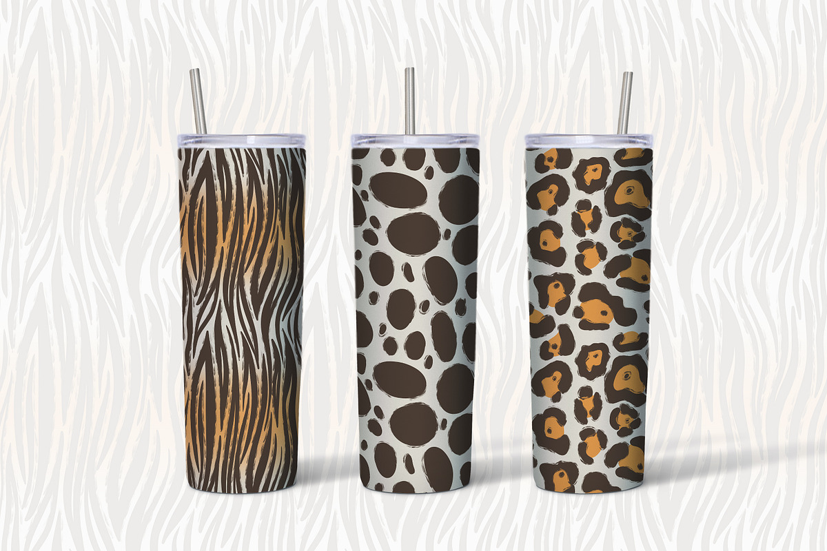 Wild Animal Print Set Natural Luxury, a Pattern Graphic by Oksana Dovhopol Art (Photo 11 of 17)