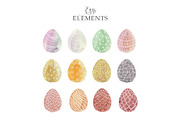 Happy Easter Spring Watercolor Set, an Animal Illustration by Flo Sacred Art (Thumbnail 6 of 9)