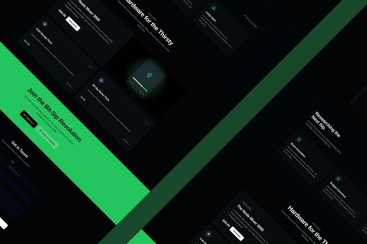 Bigger Element Works Landing Page, a HTML Template by PetersTouch Creative (Photo 3 of 3)