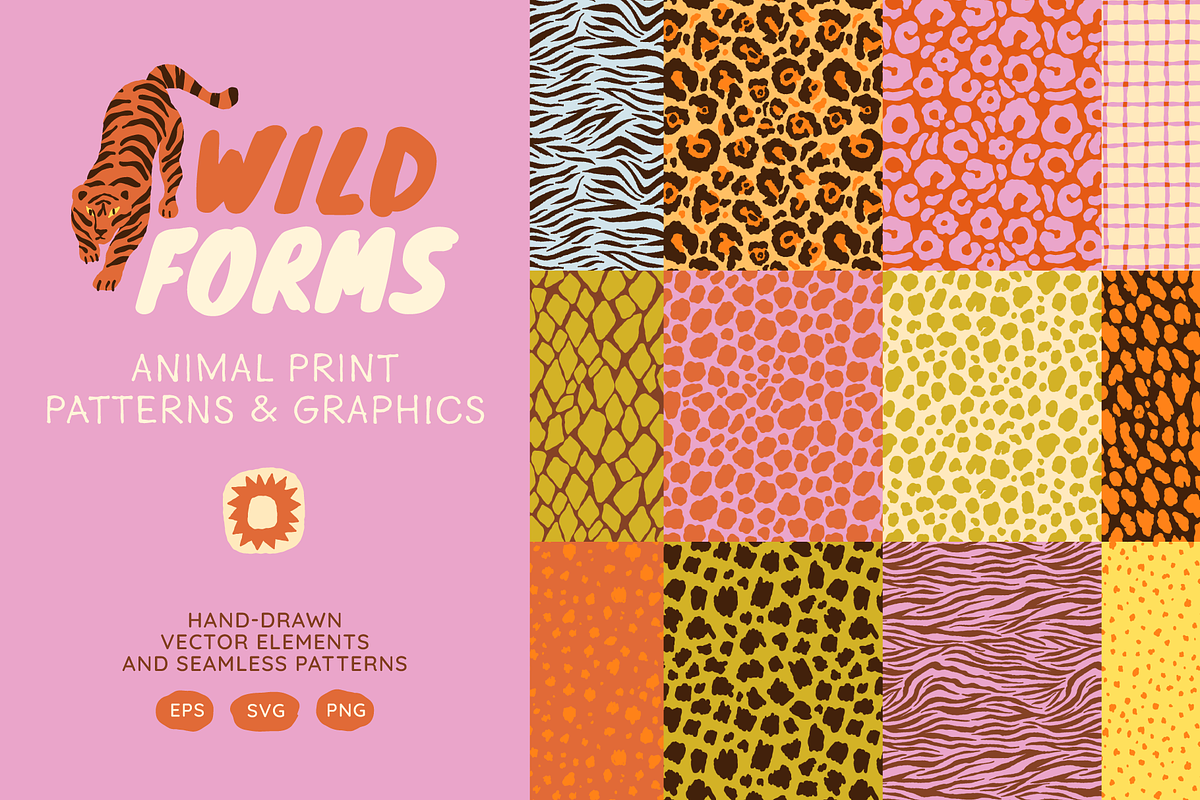 Animal skin patterns & illustrations, a Pattern Graphic by venimo (Photo 1 of 13)