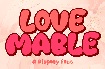 Love Mable is a Valentine's Day Font, a Handwritten Font by Brown Cupple