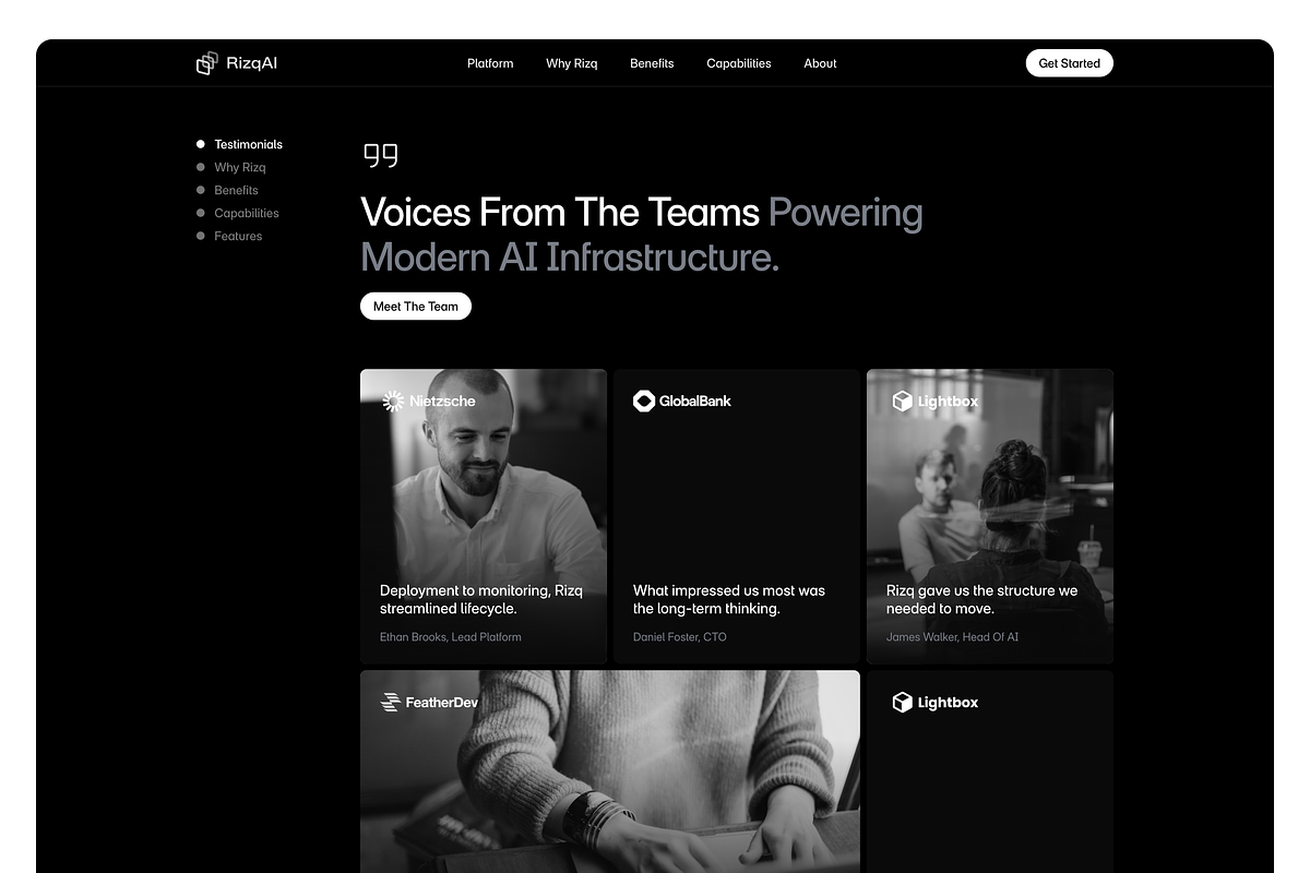 Rizq - SaaS Framer Template, a Landing Page Template by Shah Rukh Qureshi (Photo 2 of 2)