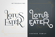 Lotus Eater - Vintage Family, a Sans Serif Font by VP Fonts (Thumbnail 1 of 15)