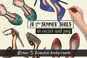 20 Pairs of Summer Shoes