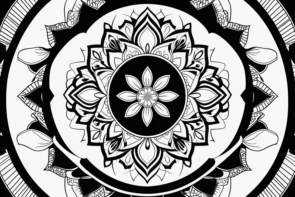 Floral Mandala Vector Bundle, an Illustration by jahid234 (Photo 6 of 7)