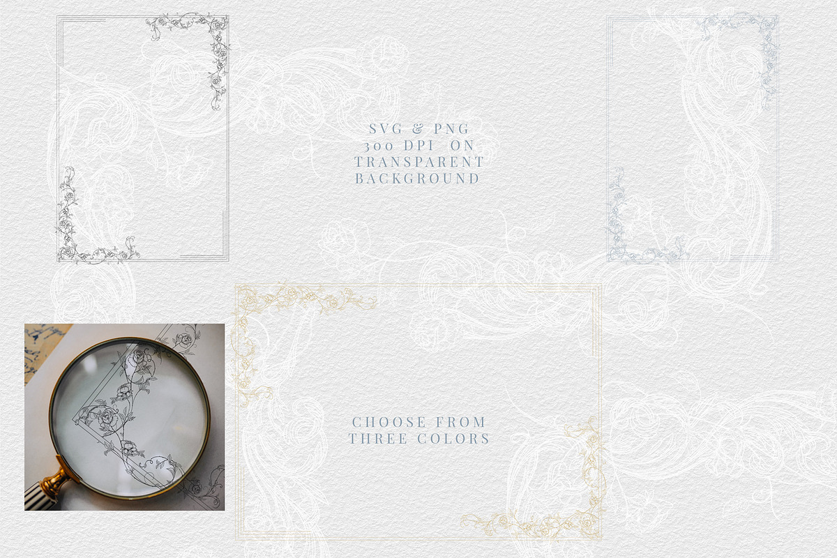 Elegant Rose Collection Vol 1, a Decorative Illustration by AW Studios (Photo 6 of 10)