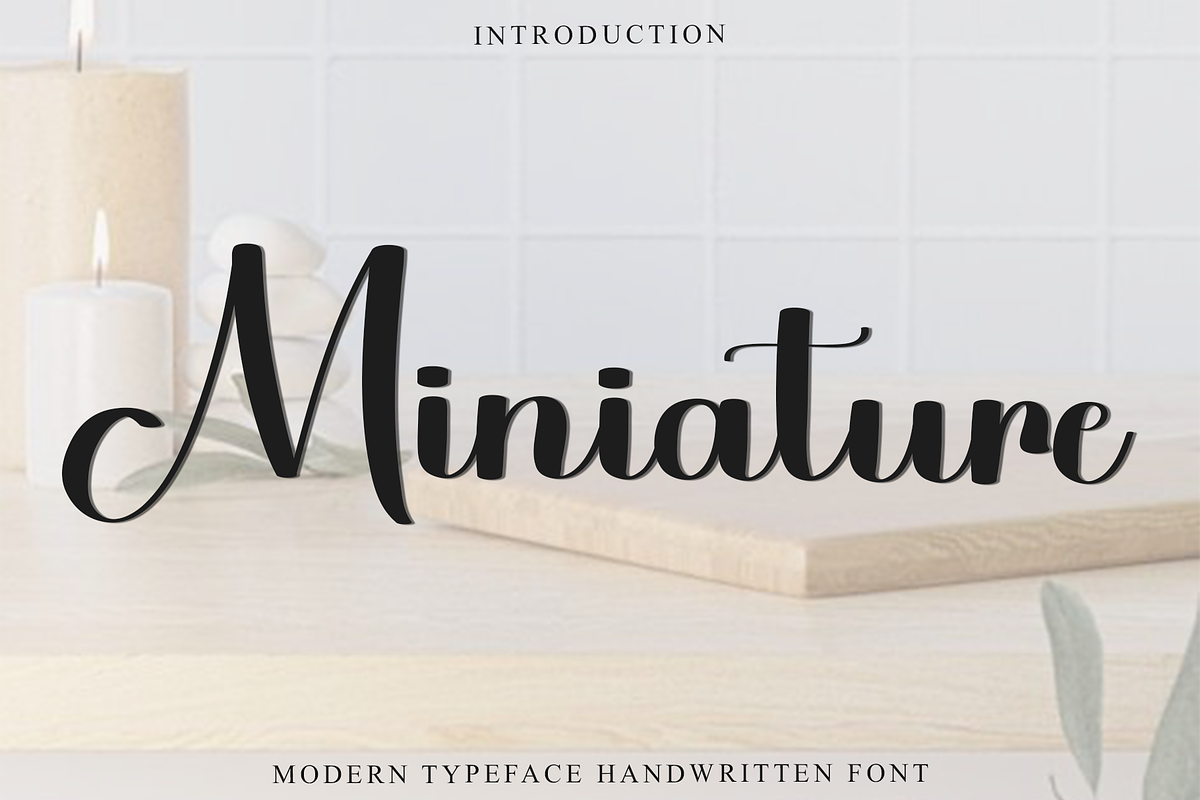 Miniature, a Handwritten Font by InermediaSTUDIO (Photo 1 of 8)