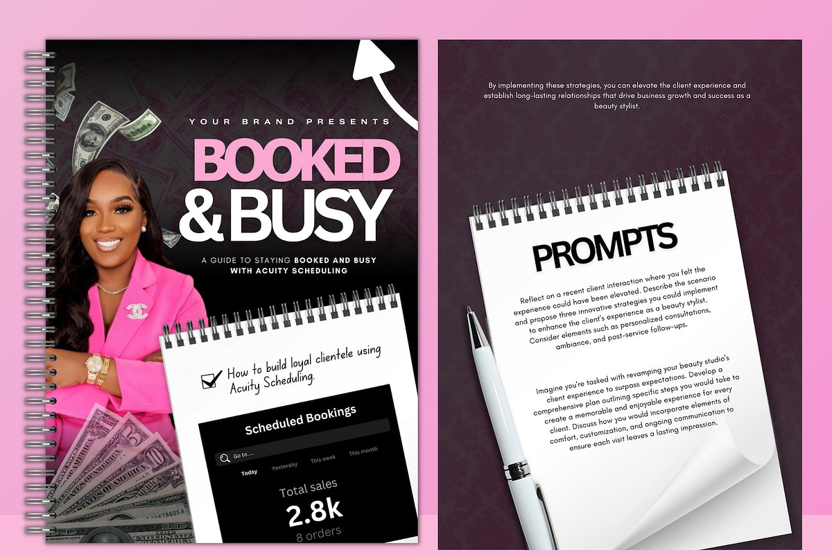 Booked & Busy D.I.Y E-book Template, a Magazine Template by Lux Logo Studios (Photo 5 of 8)