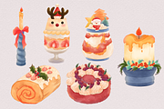 Merry Christmas Watercolor Pax, an Object Graphic by Tempcraft (Thumbnail 8 of 8)