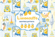 Limoncello - summer Amalfi patterns, a Pattern Graphic by Tani Kuzminka (Thumbnail 5 of 24)