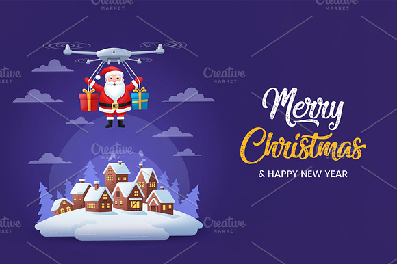 Merry Christmas & New Year Template preview 4
