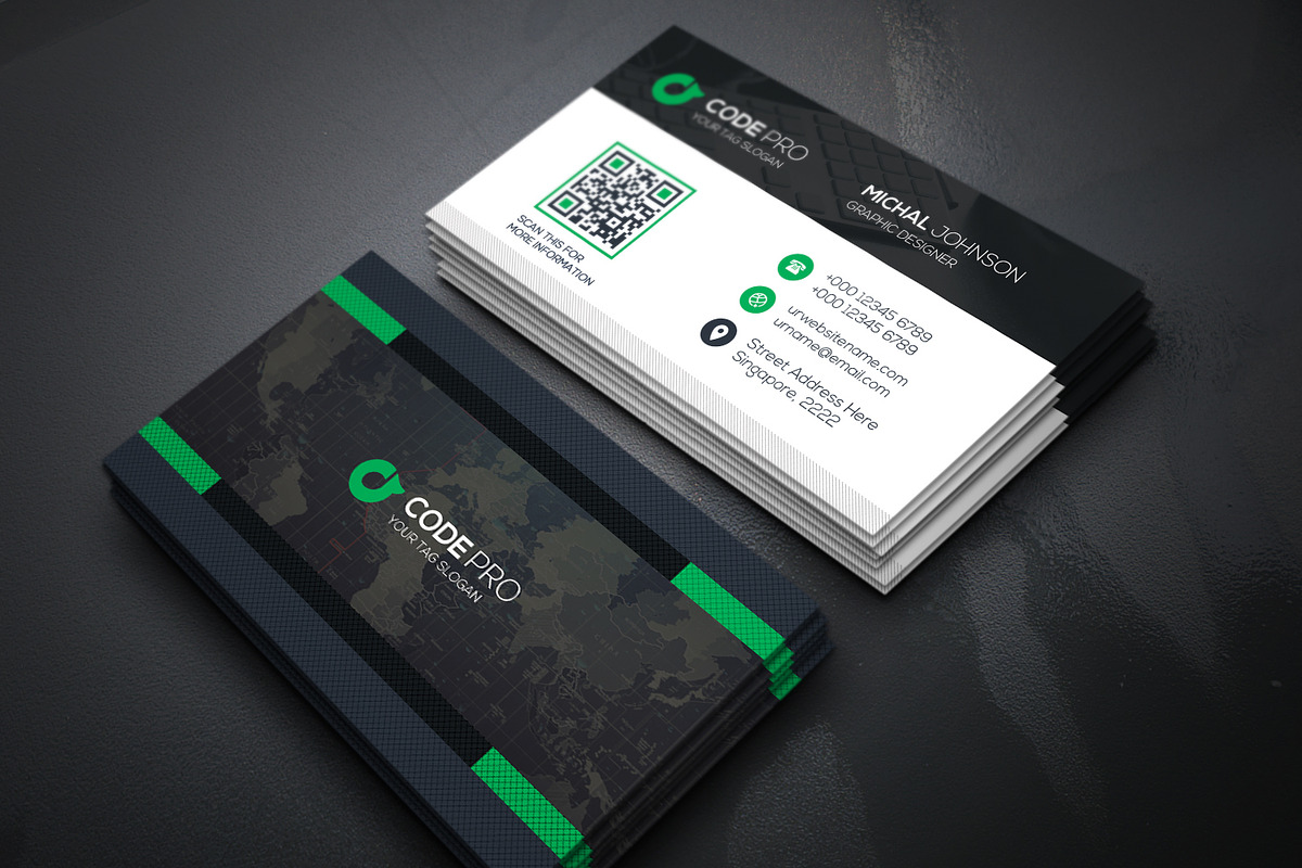 Business Cards, a Business Card Template by Genereux Art (Photo 4 of 4)