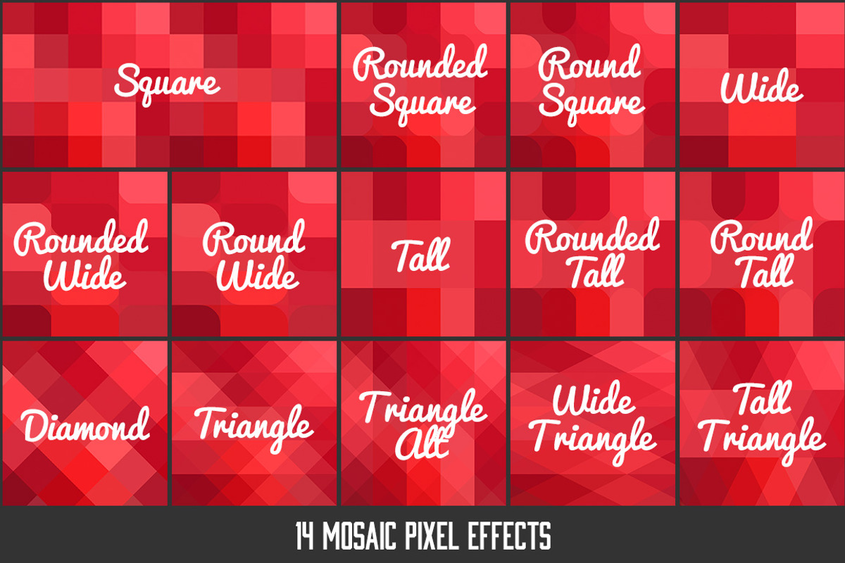 Pixelator - 14 Mosaic Pixel Effects, an Action Add-On by SparkleStock (Photo 2 of 5)