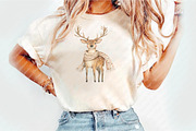 Watercolor Boho Woodland Animal Clip, an Illustration by Watercolor design (Thumbnail 5 of 12)