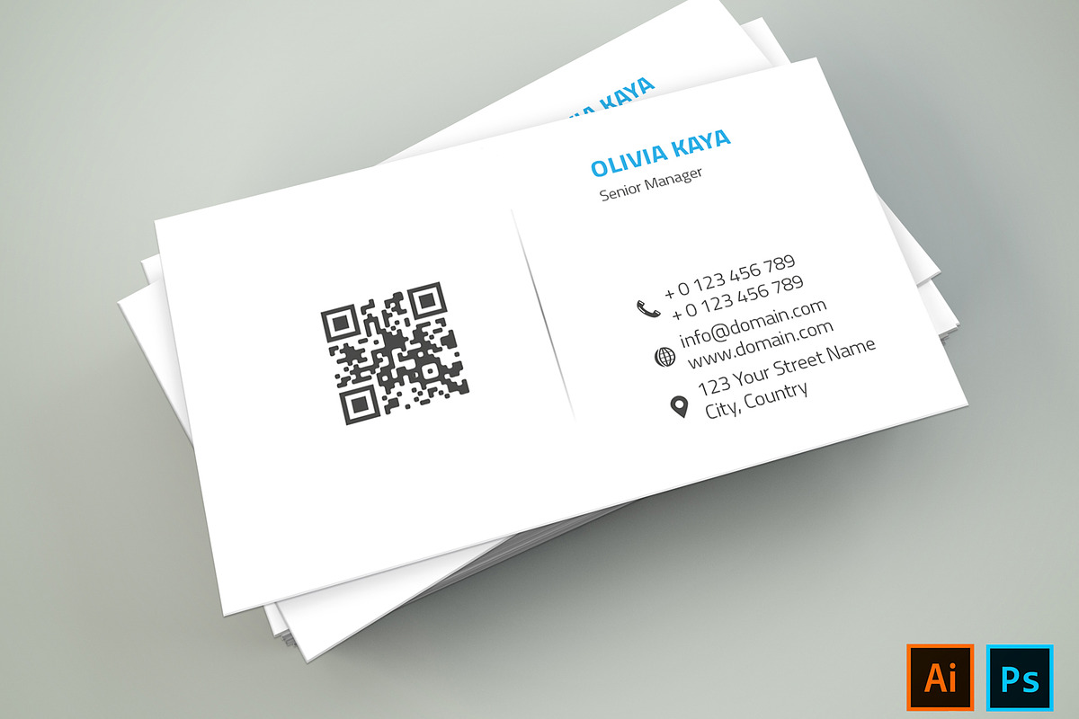 Minimal Business Card, a Business Card Template by designSultan (Photo 3 of 5)