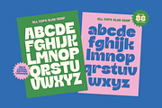 Dr Boysk Modern Pop Display Font, a Sans Serif Font by timelesstype.co (Thumbnail 10 of 15)