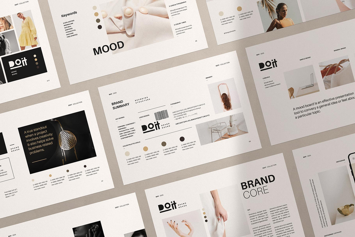 Brand Boards, a Presentation Template by E-Type