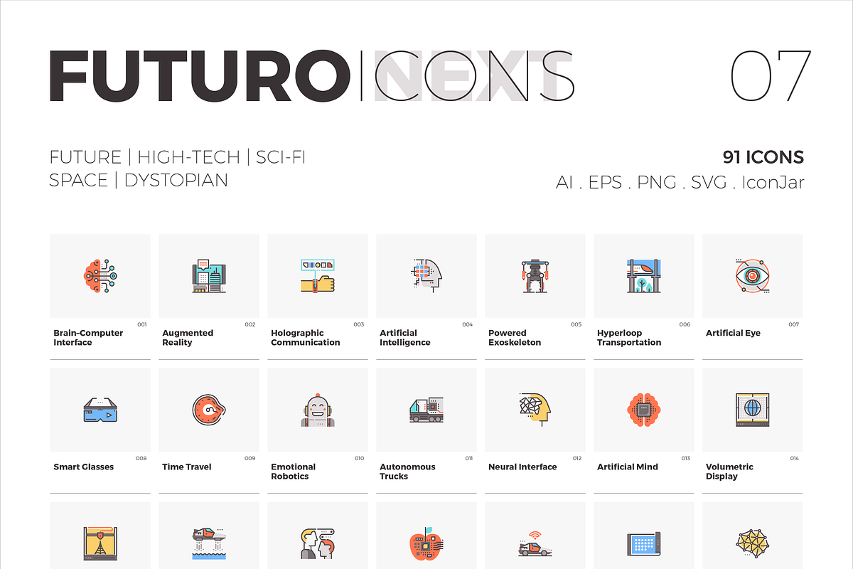 Futuro Next Icons / Future Pack, a Duotone Icon by Anatolii Babii (Photo 2 of 8)