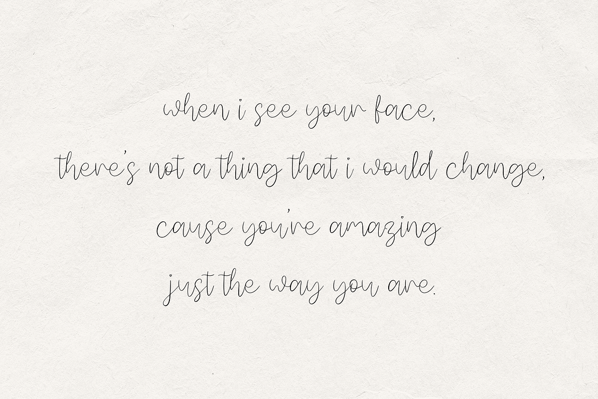 Calinea, a Script Font by Forberas Club (Photo 3 of 7)