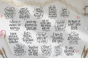 Handlettered Valentine's Love Quotes, an Illustration by Michèle Kae (Thumbnail 4 of 10)