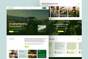 Agriculture Website Design, an UI Kit Template by Ahmed Rubel (Thumbnail 2 of 4)