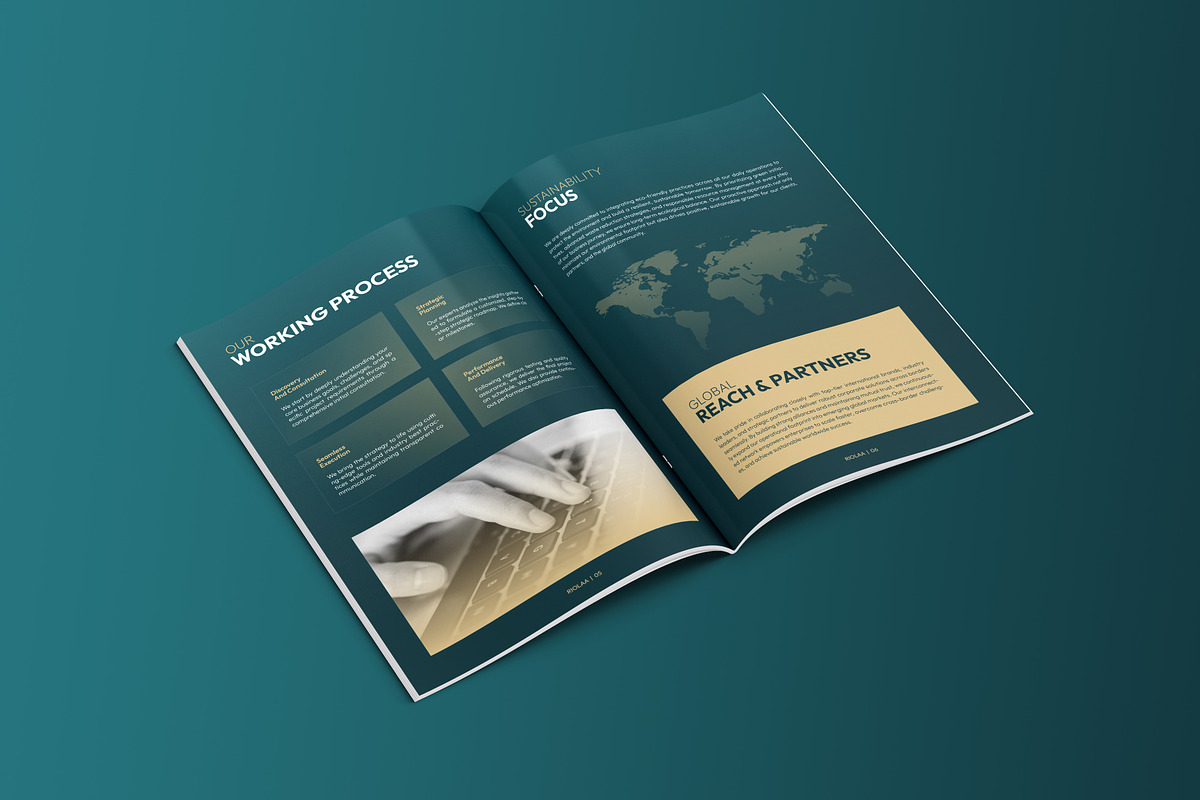 Professional Business Proposal, a Brochure Template by VectStock (Photo 5 of 7)