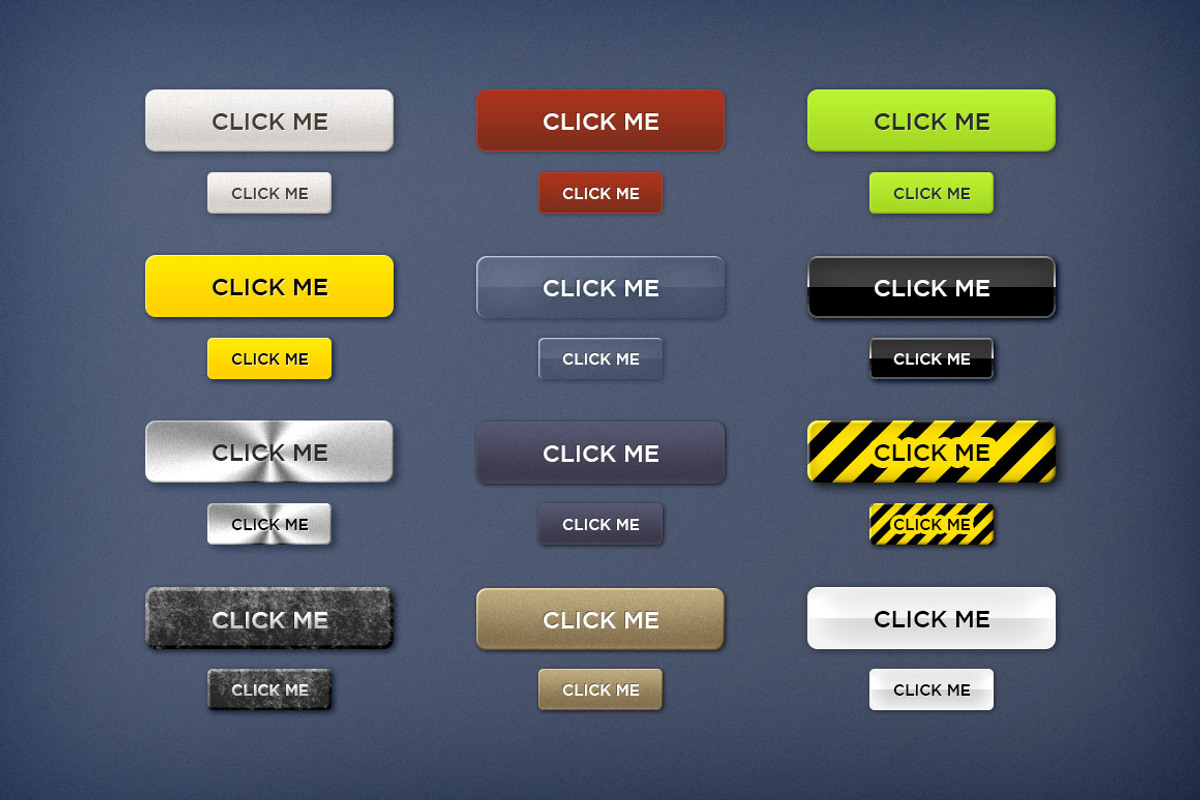 Call to Action Buttons & Styles 1, a Templates & Theme by Design Panoply