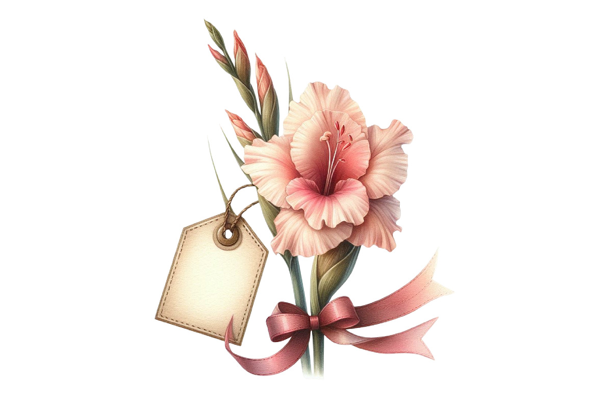 Coquette Birth Month Flowers Clipart, an Illustration by Designking (Photo 4 of 4)